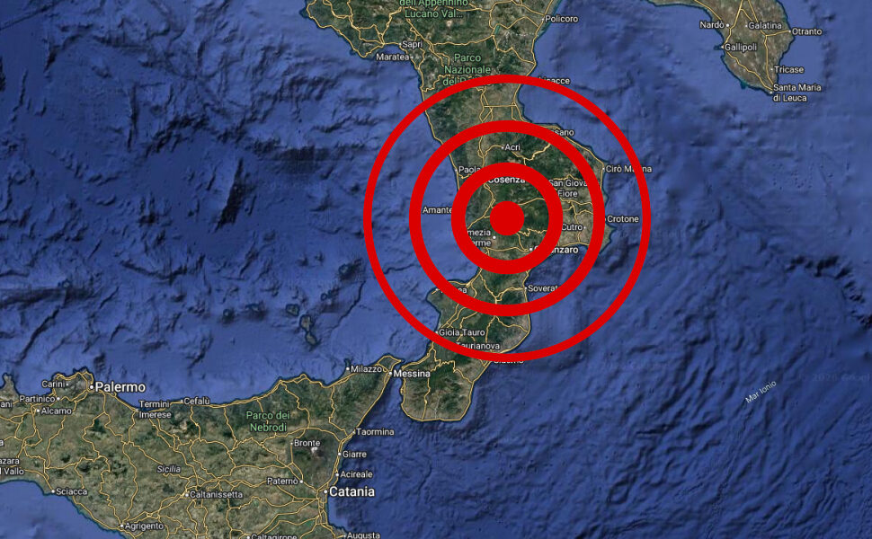 Scossa di terremoto Calabria
