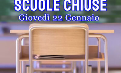 Scuole chiuse Calabria giovedì