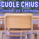Scuole chiuse Calabria giovedì