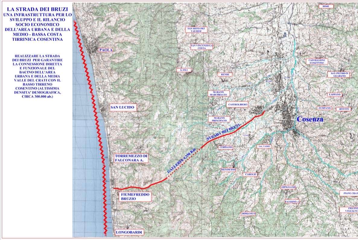 Strada dei bruzi progetto