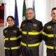 Vigili del Fuoco di Cosenza, due nuovi funzionari tecnici rafforzano l’organico del Comando 80 Vigili del fuoco cosenza funzionari marasco e greco e comandante Fasano