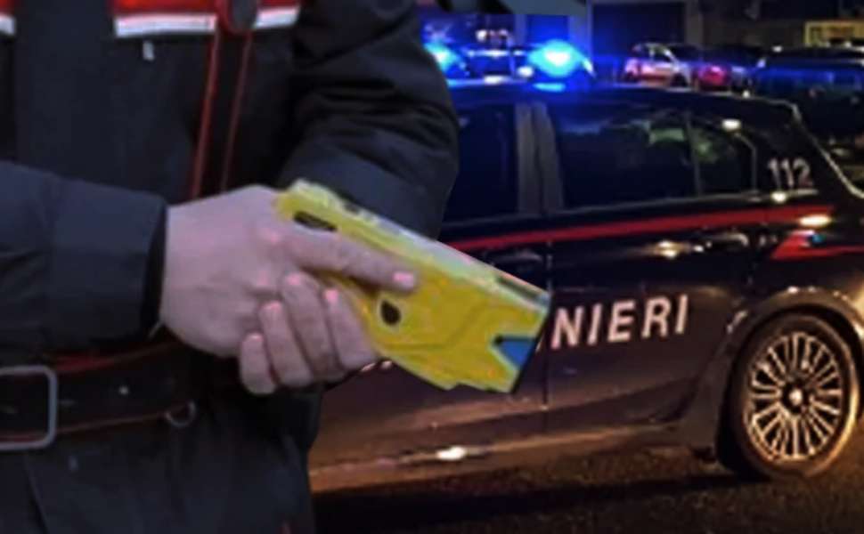 carabinieri rossano taser