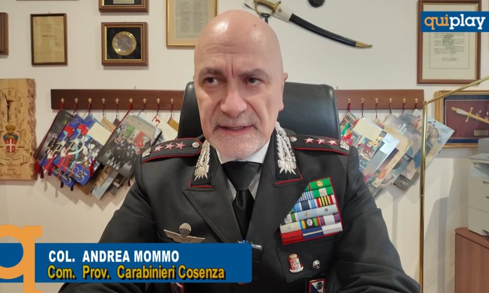 Cosenza, truffe agli anziani. Il consiglio del colonnello Mommo : “usate la parola d’ordine”
