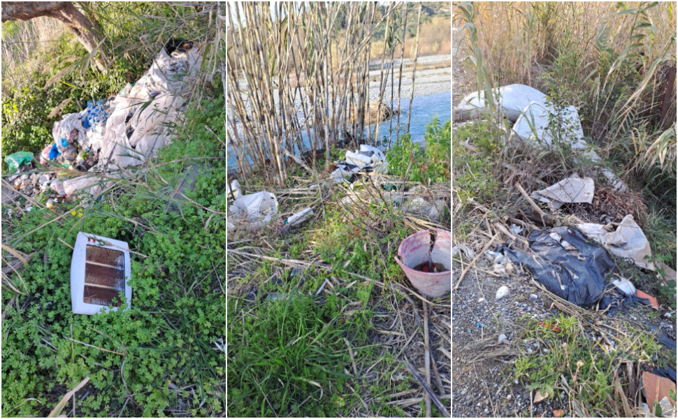 Scalea: rifiuti nell’alveo del fiume Lao, l’allarme di Italia Nostra «più controlli e bonifiche urgenti» 52 scalea alveo fiume lao rifiuti 02