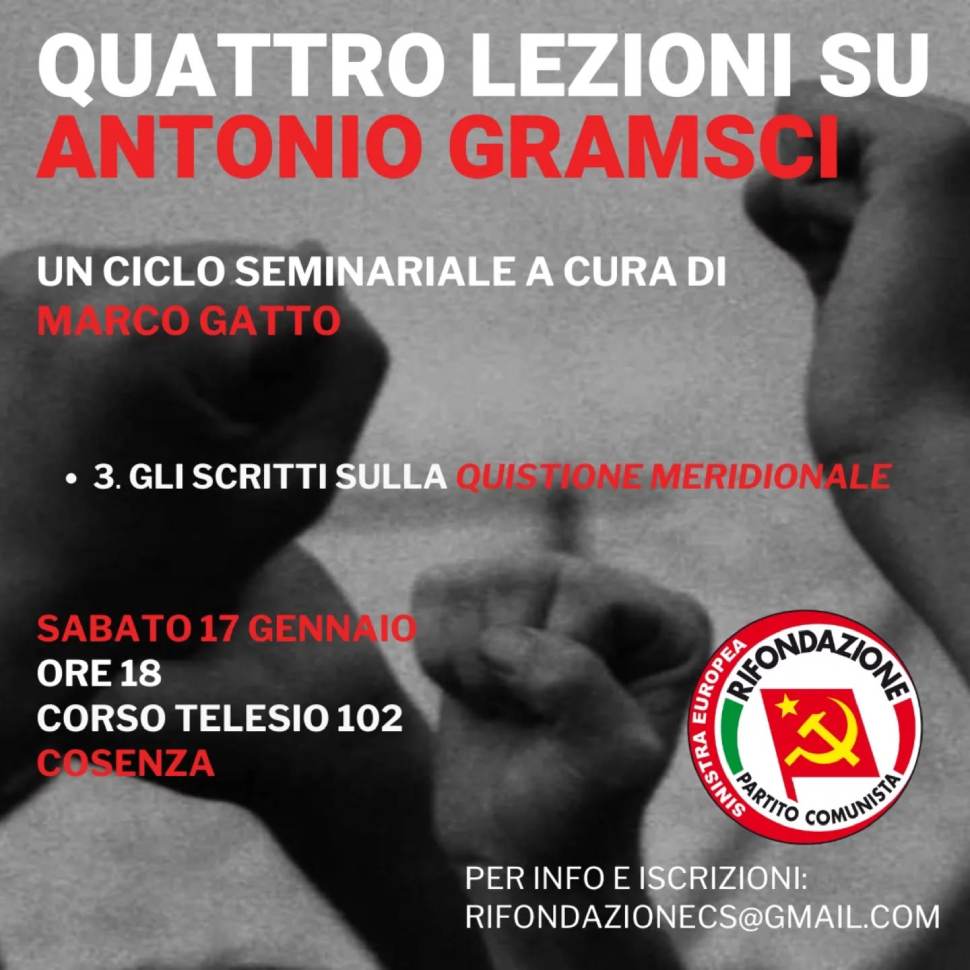 seminario_Gramsci Quaderni dal carcere cosenza