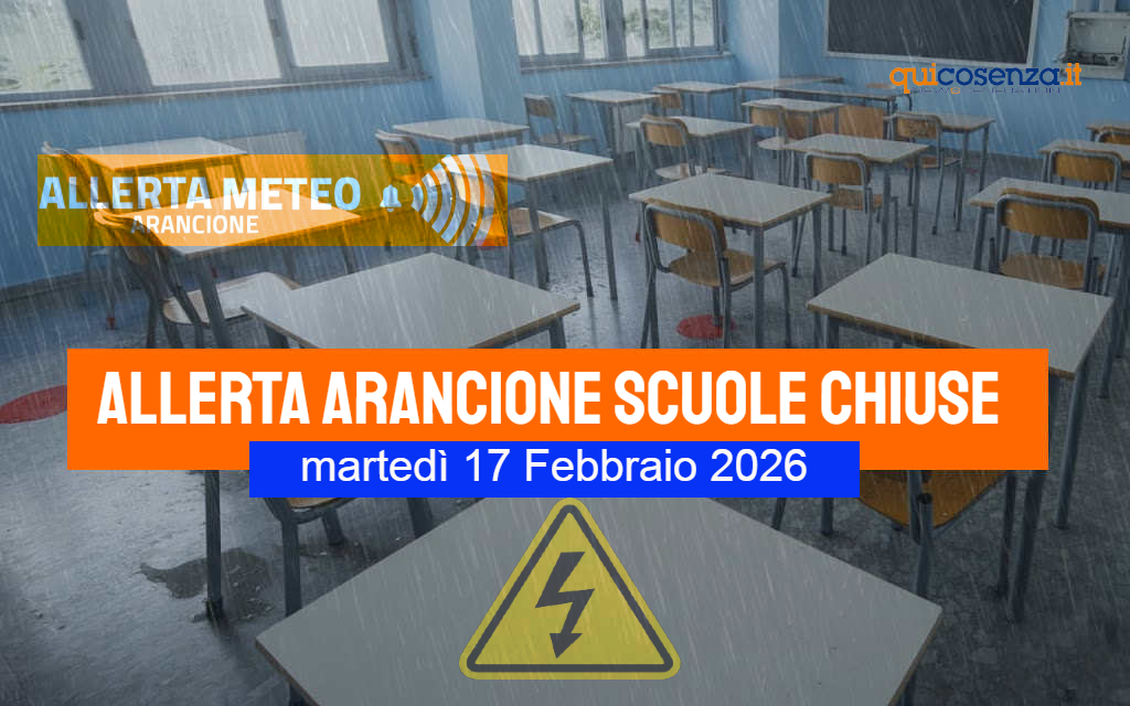 Allerta Arancione scuole chiuse 17 febbraio