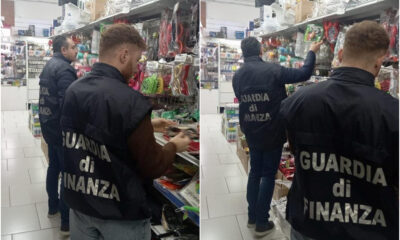 Maxi sequestro sul Tirreno Cosentino: 180mila articoli di Carnevale non sicuri ritirati dal mercato 51 Carnevale controlli guardia finanza tirreno cosentino 01