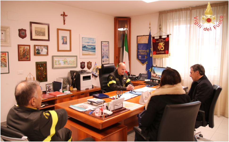 Catanzaro incontro Ciclone Harry Vigili del fuoco 03
