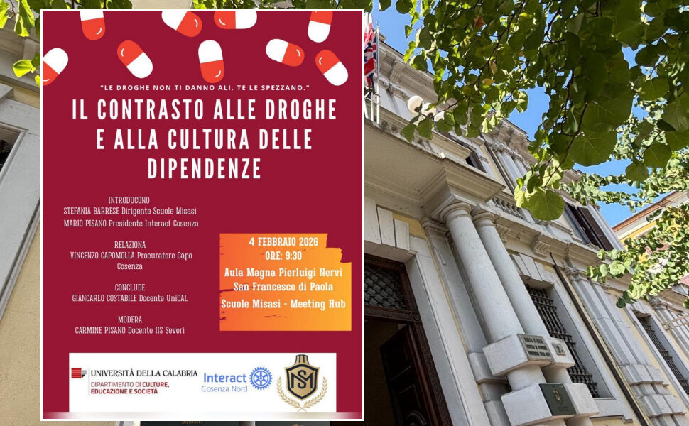 Lotta alle Droghe Cosenza incontro