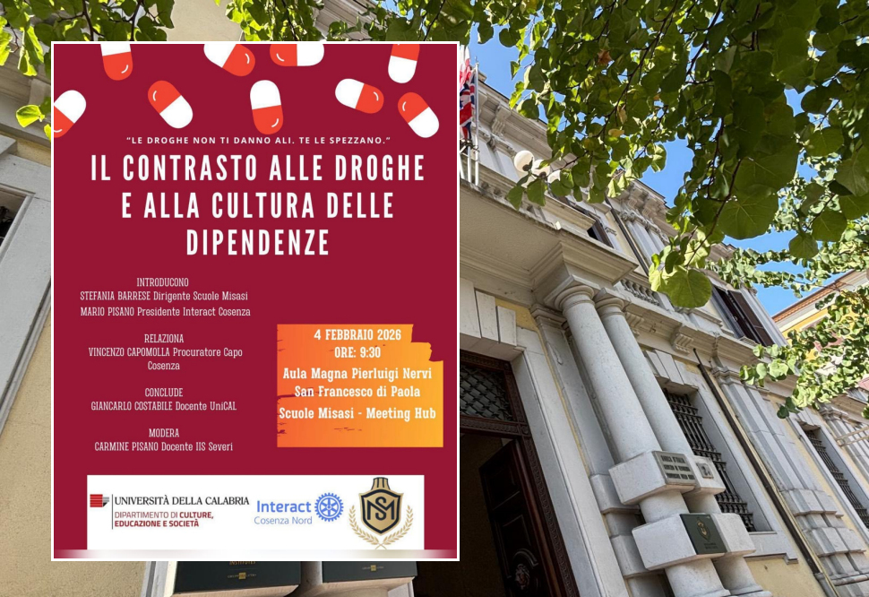 Lotta alle Droghe Cosenza incontro