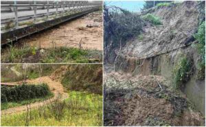 Frane, smottamenti e cedimenti. Viabilità in ginocchio nel Cosentino, diverse strade provinciali danneggiate 58 Maltempo San Lucido