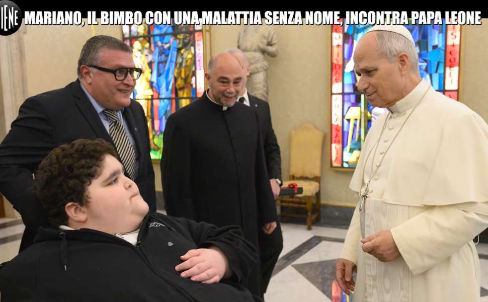 Mariano incontra Papa Leone