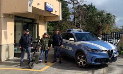 Monopattino recuperato Polizia 03