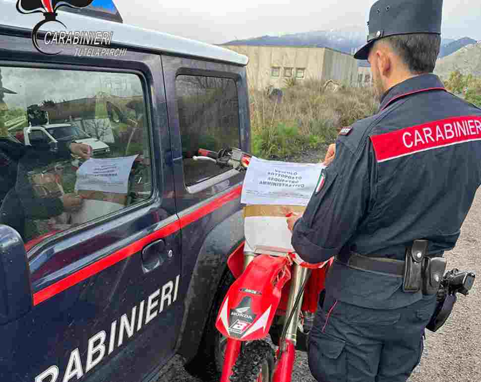 Motocross sequestro