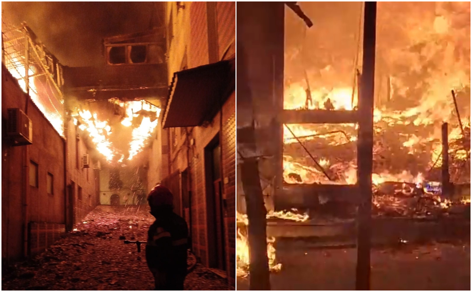 Negozio distrutto da un incendio Soveria MAnnelli