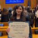 Mendicino: eccellenza accademica, Chiara Esposito alla Camera riceve il “Premio America Giovani” 134 Premio America Giovani - Mendicino Chiara Esposito