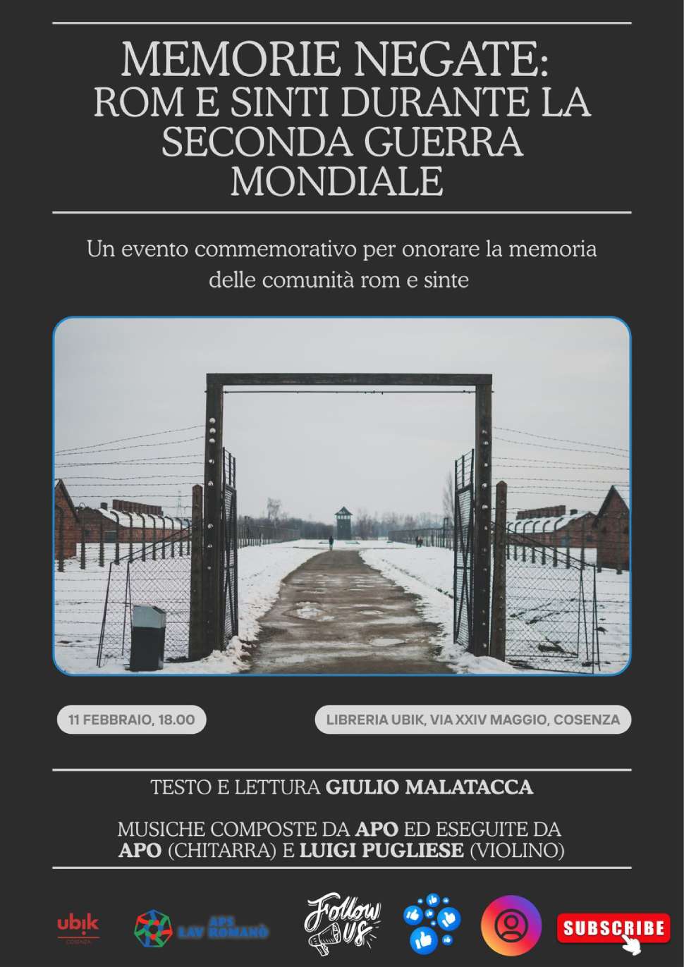 "Samudaripen", oltre 500mila vittime dimenticate: a Cosenza le “Memorie negate” di Rom e Sinti 53 Samudaripen rom e sinti memorie negate