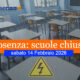 Scuole Chiuse Cosenza