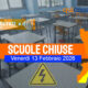 Scuole chiuse Calabria provincia Cosenza