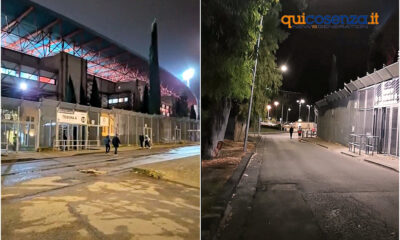 Stadio Marulla sera deserto
