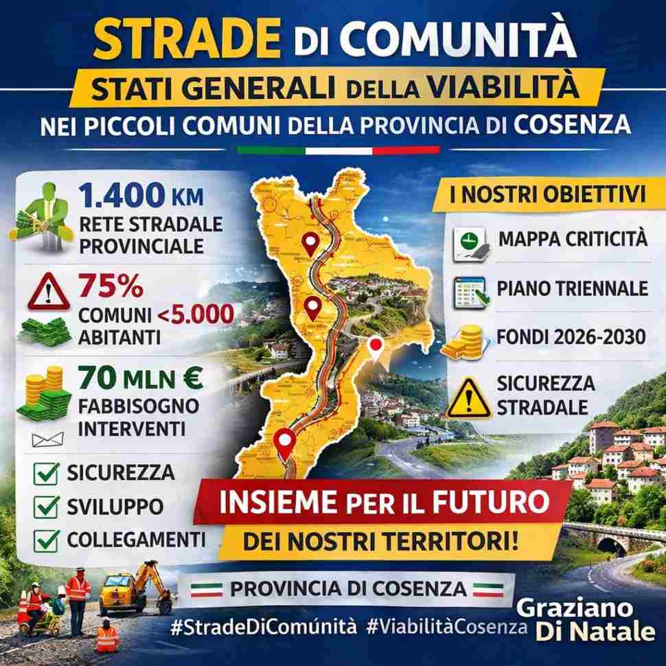 Graziano Di Natale lancia gli Stati Generali della Viabilità, confronto attivo per il futuro dei piccoli Comuni 51 Stati Generali della Viabilità