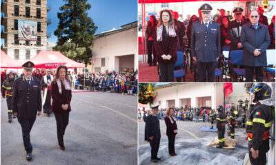 Cosenza, celebrata per la prima volta la Festa dell’Istituzione dei Vigili del Fuoco