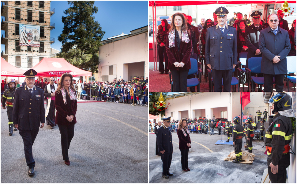 Cosenza, celebrata per la prima volta la Festa dell’Istituzione dei Vigili del Fuoco