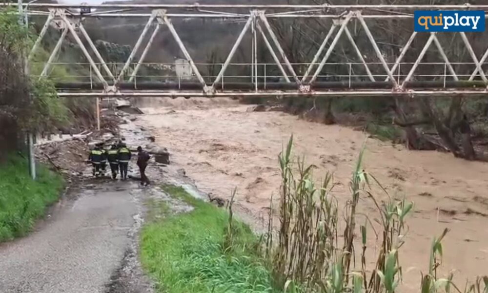 Cosenza: crolla la strada in contrada Jassa. Frazione isolata, 10 persone bloccate