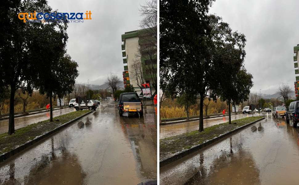 maltempo torrente campagnano rende cosenza