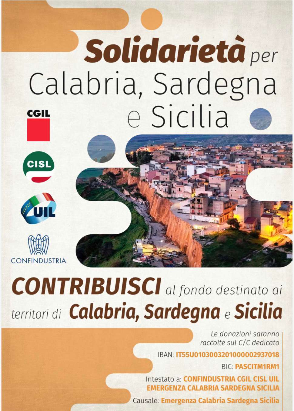 raccolta fondi maltempo solidarietà