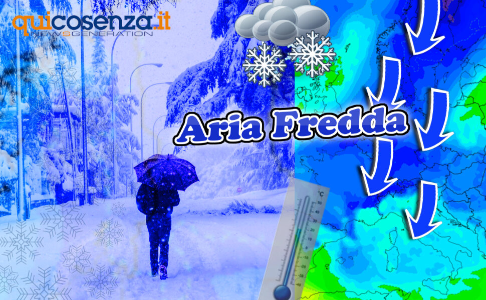 Aria gelida Norvegia meteo Cosenza