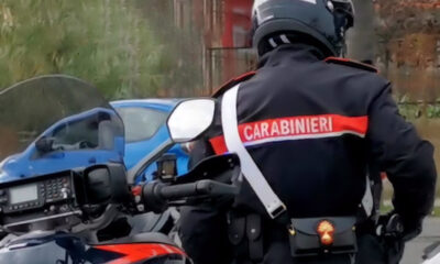 Carabinieri Fermato al cimitero