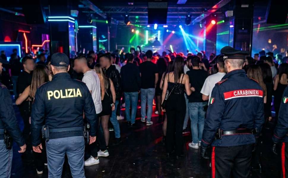 Discoteca controlli polizia carabinieri