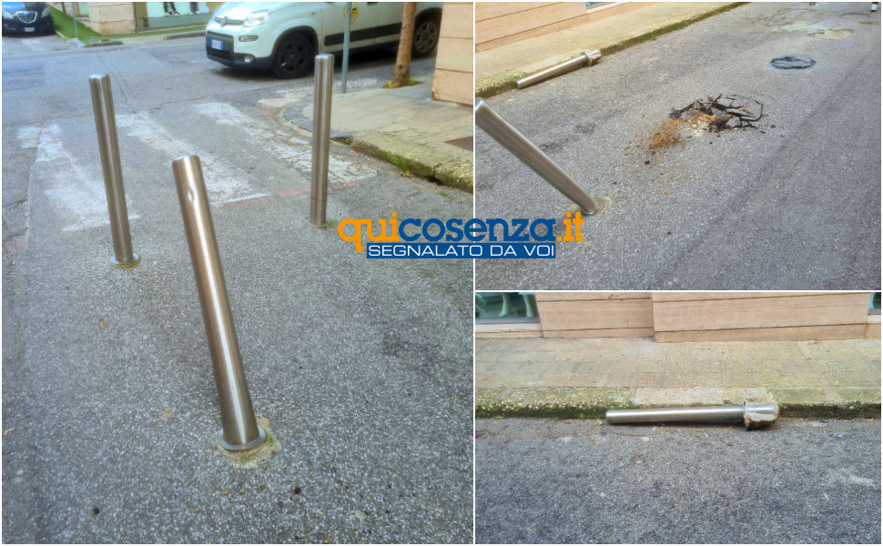 Dissuasori Metallici Via Adige