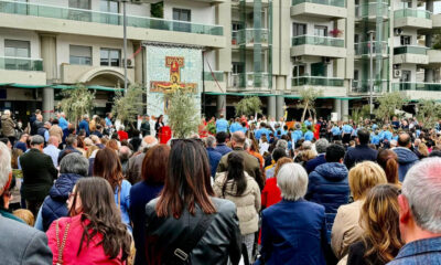 Domenica delle Palme Rende messa Piazza Matteotti