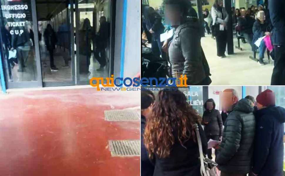 Fila-CUP-Cosenza-ospedale De cicco