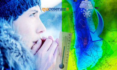 Freddo e neve Calabria Martedì 31 marzo 2026