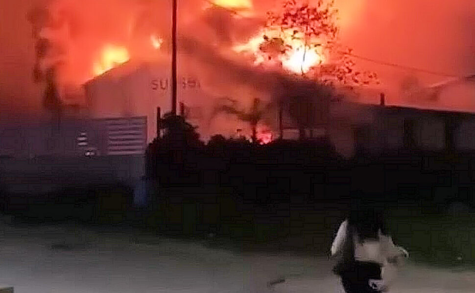 Incendio Sunset beach
