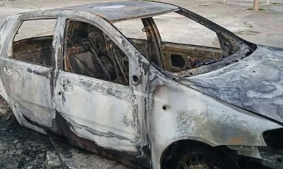 Incendio auto carmelo manco scalea