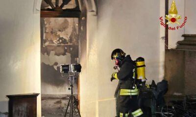 Incendio santuario madonne delle grazie