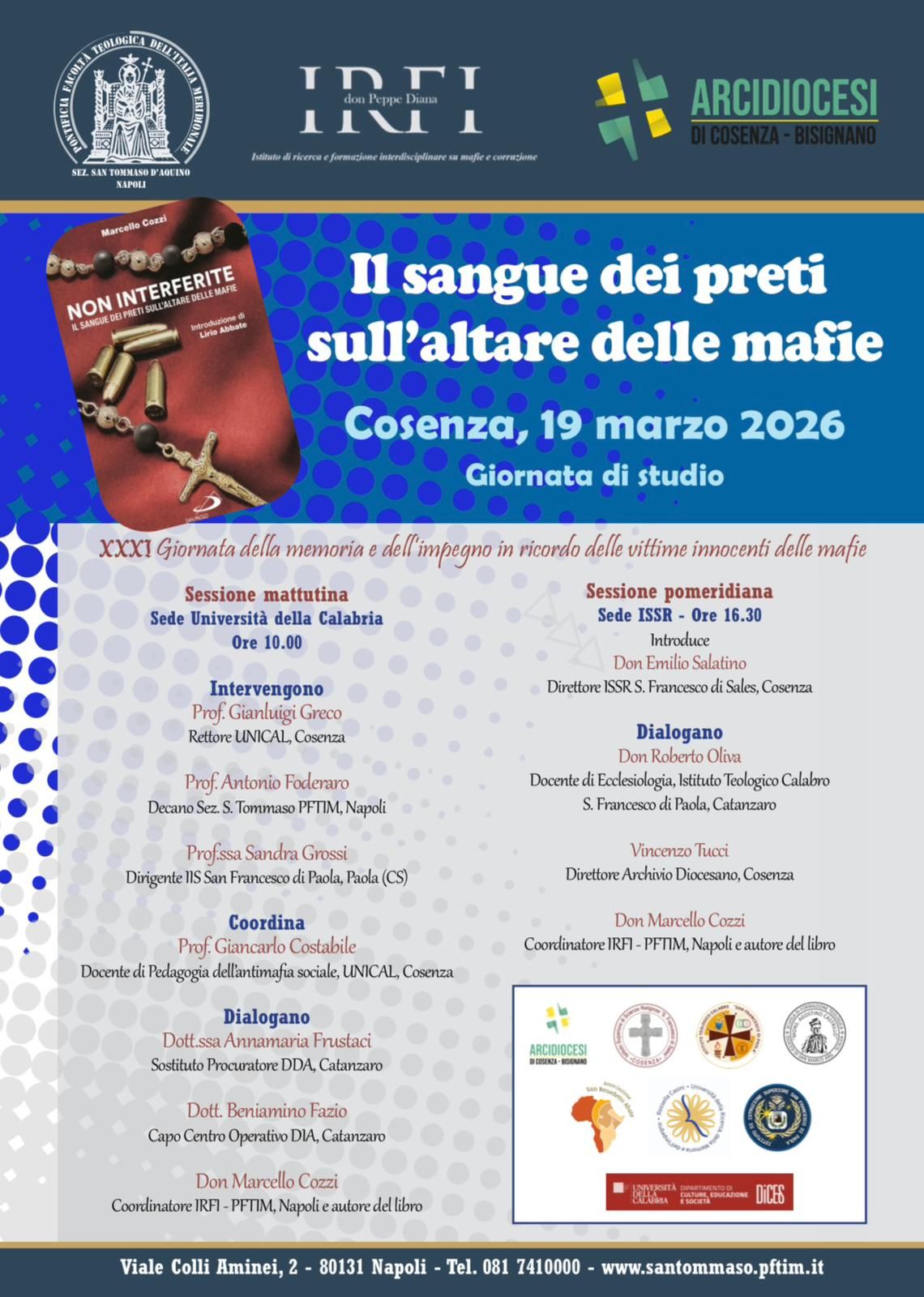 Chiesa e ’ndrangheta: il sacrificio dei preti antimafia al centro di una giornata di studi su legalità e memoria 52 Chiesa e ’ndrangheta: il sacrificio dei preti antimafia al centro di una giornata di studi su legalità e memoria