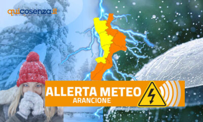 Maltempo Calabria ciclone allerta arancione