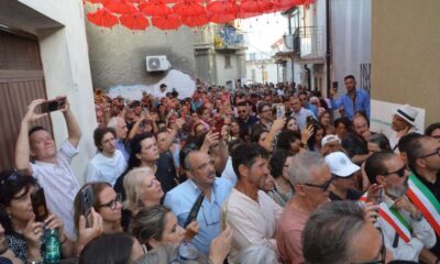 Montegiordano poesia, processione laica