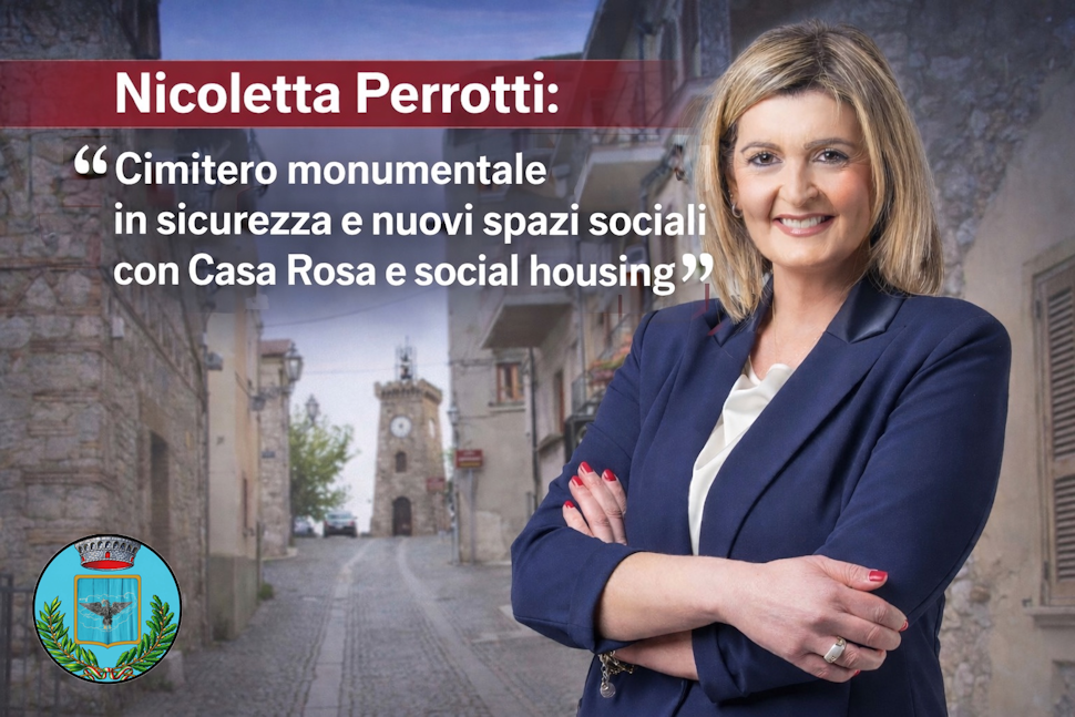 Riqualificazione urbana a Castrolibero: 2,7 milioni per il Cimitero monumentale, Casa Rosa e Social Housing 52 Nicola Perrotti Castrolibero