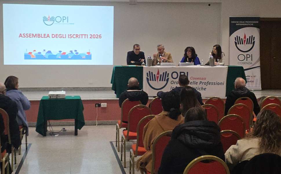 Infermieri al centro della sanità: a Cosenza l’assemblea 2026 dell’OPI tra bilanci e sfide professionali 52 Opi Cosenza assemblea 2026 02