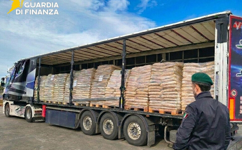 maxi sequestro di pellet