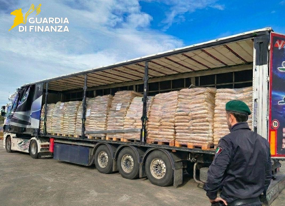 maxi sequestro di pellet