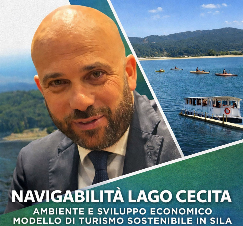 Via libera - Il lago Cecita sarà navigabile: svolta storica per il turismo sostenibile in Sila e un sogno atteso 50 anni 52 Pierluigi Caputo Lago Cecita Sila navigabile