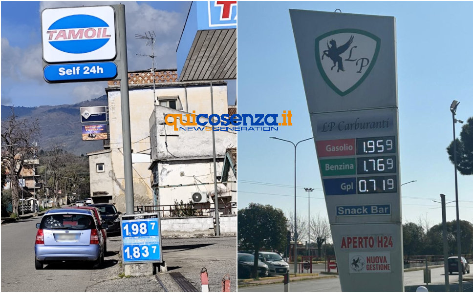 Prezzi Carburanti provincia di Cosenza