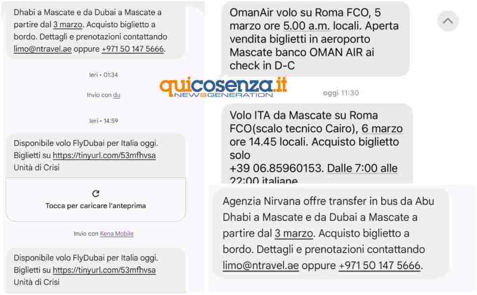 L'incubo del ritorno da Dubai a Rende a spese proprie: «Noi come polli da spennare, nelle mani degli sciacalli» 54 Rende_Dubai